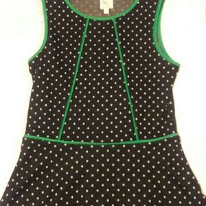 Anthropologie Polka Dot Top