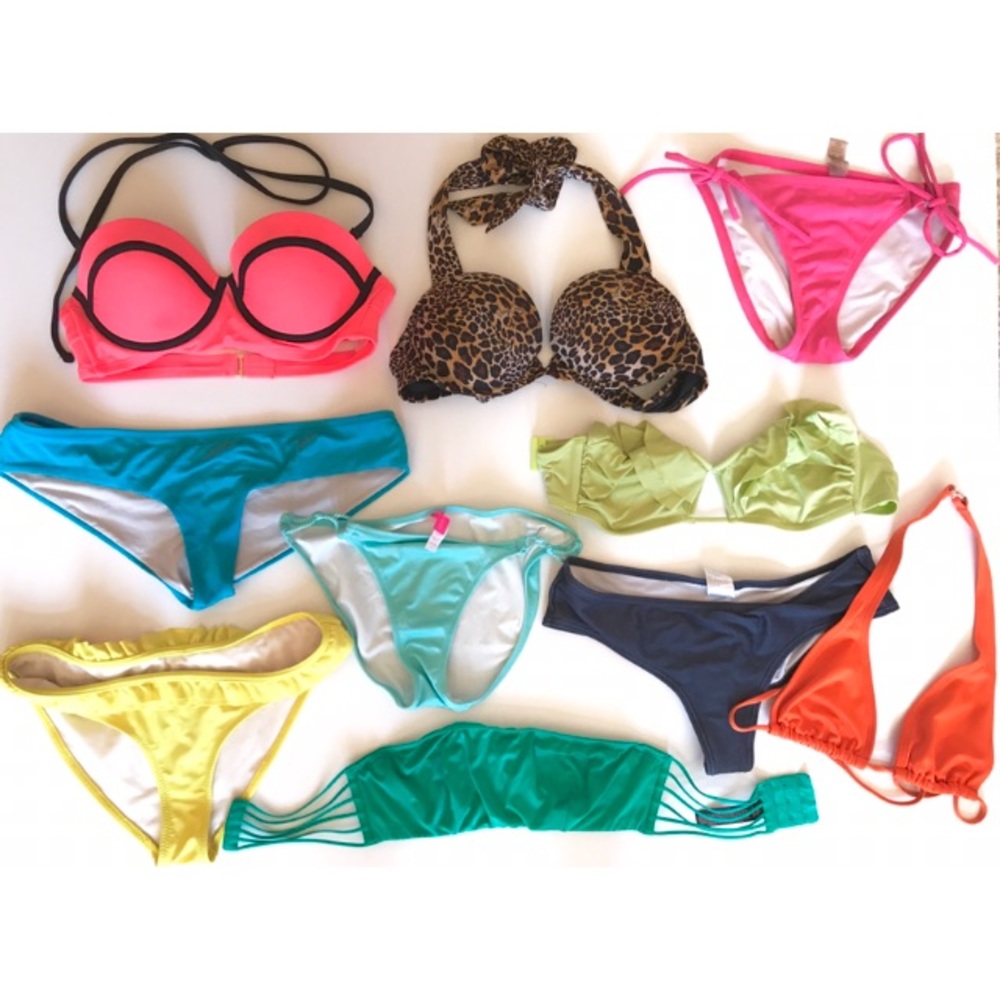 SWIM SALE! Cheeky bottoms, push up tops, strapless