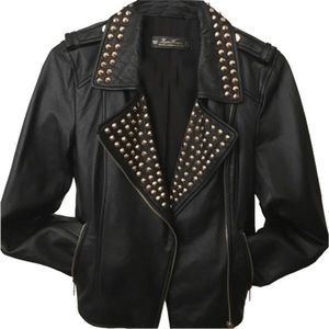 Zara Studded Leather Jacket.