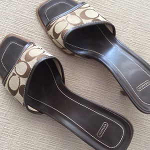 Coach Mule Heels 8.5