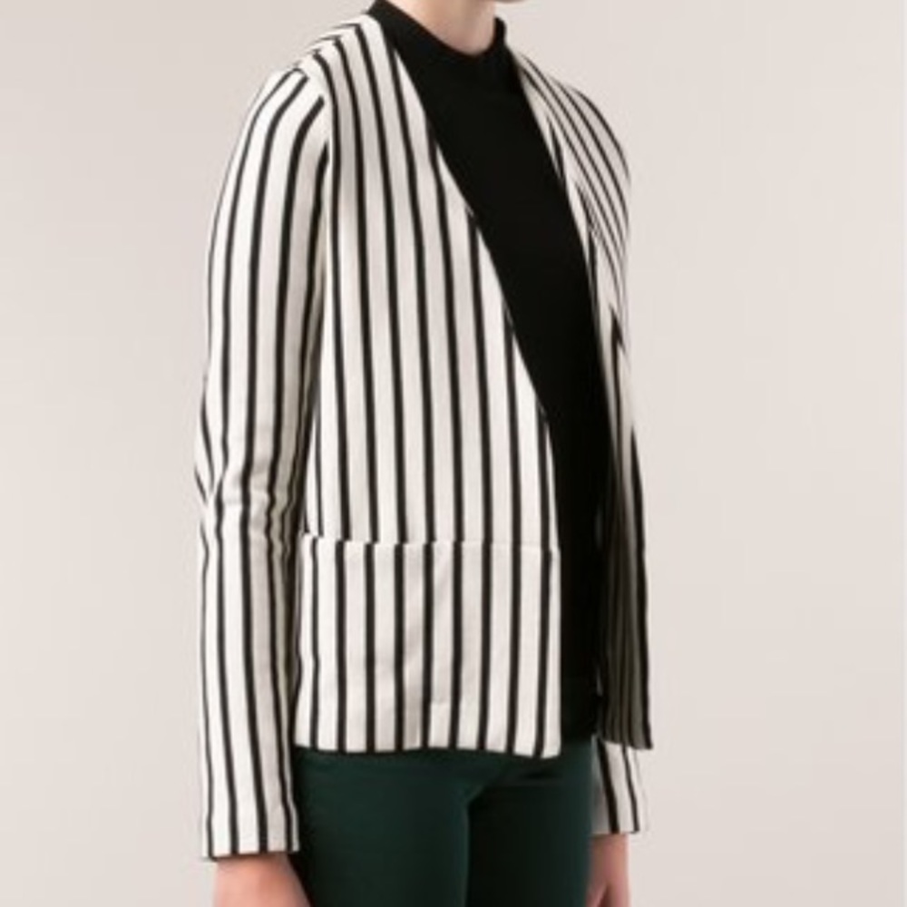 Beckley by Melissa striped BF blazer