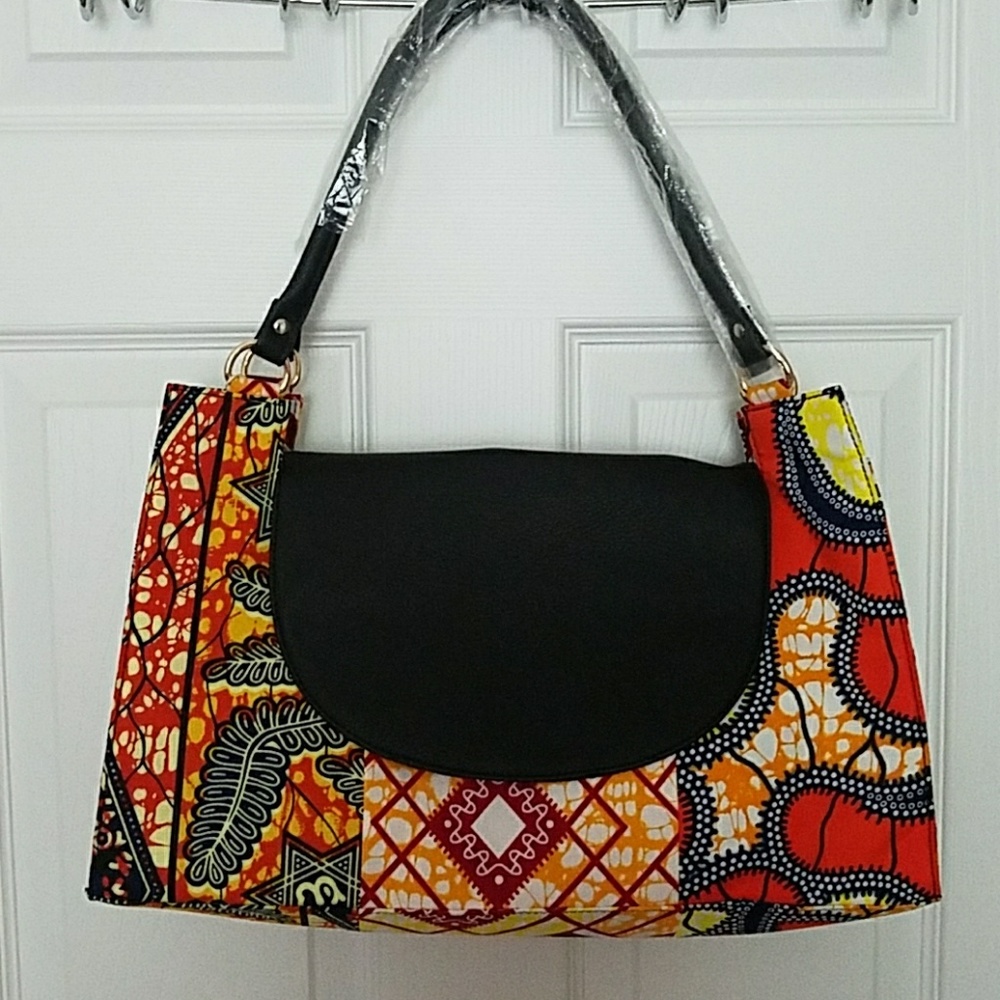 Brand New African Print Handbag