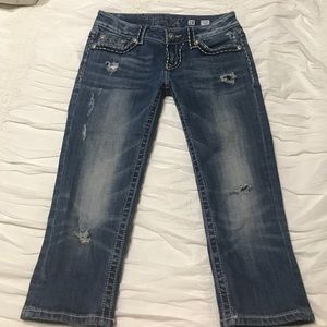 Miss Me denim Jean Irene Capris size 28