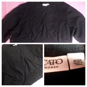 Bundle only. Black Cropped Cardigan