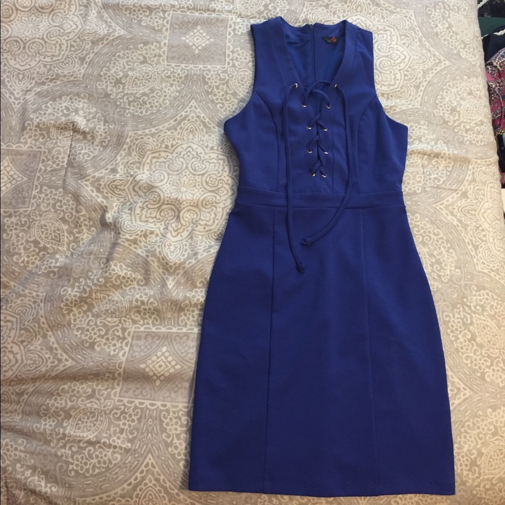 GUESS dress. Cobalt blue.