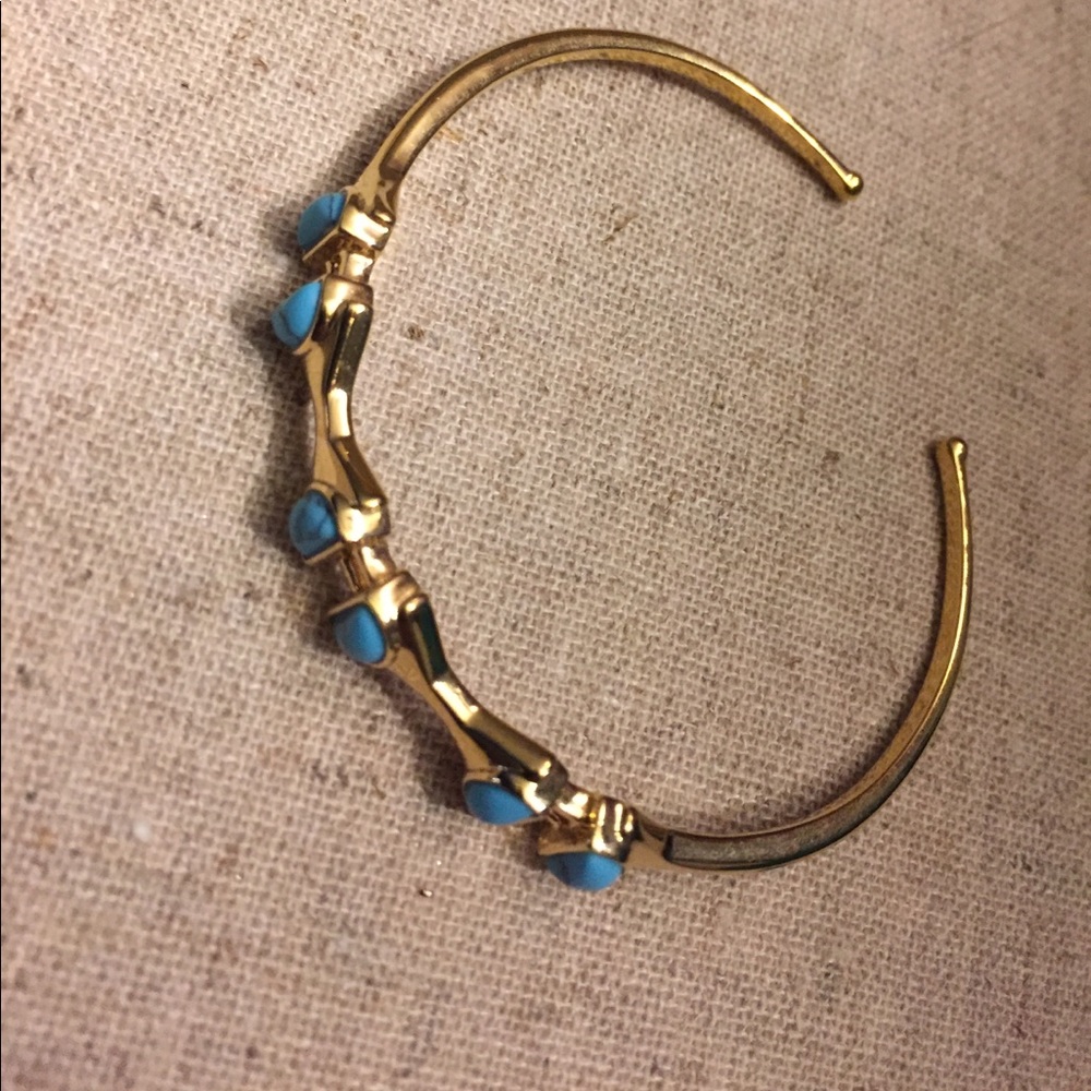 Stella & Dot Turquoise Stone Cuff