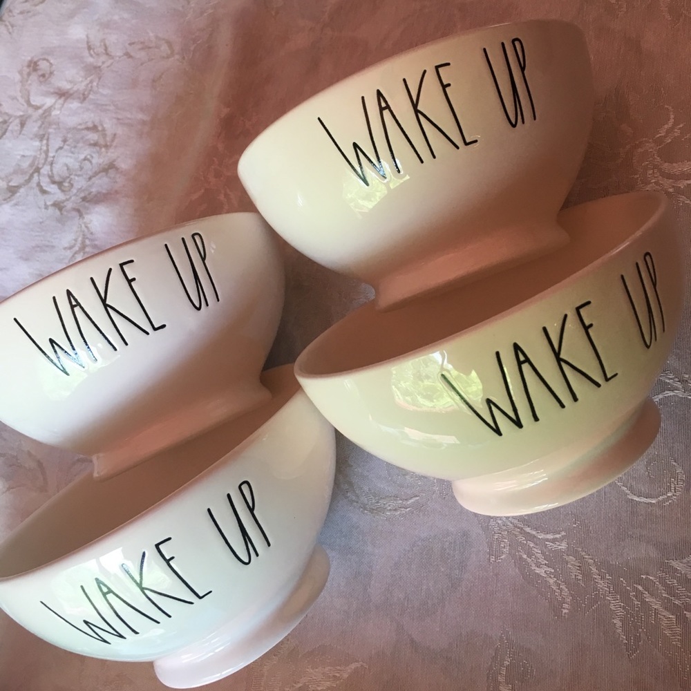 Rae Dunn Wake Up Bowls