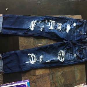 American Eagle Denim X Crop jeans