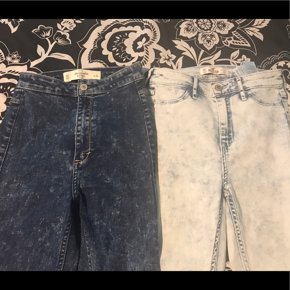 Abercrombie/ Hollister High Waisted skinny jeans
