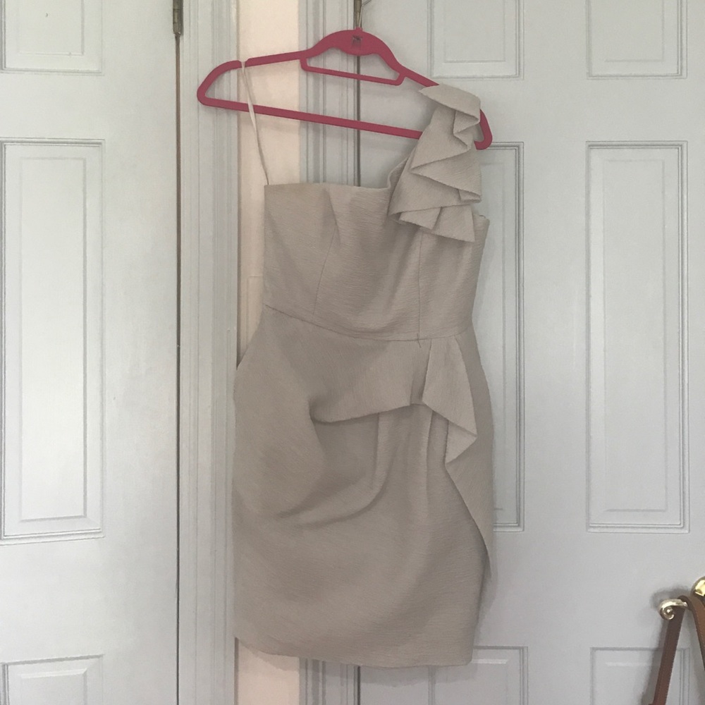 BCBG One Shoulder Dress