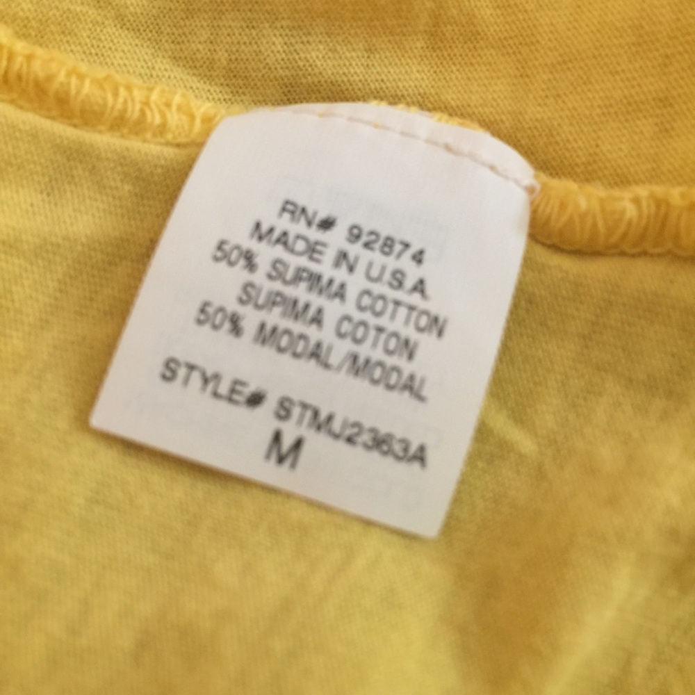 SPLENDID Open Front Ruched Shoulder Yellow Cardi - Picture 8 of 8