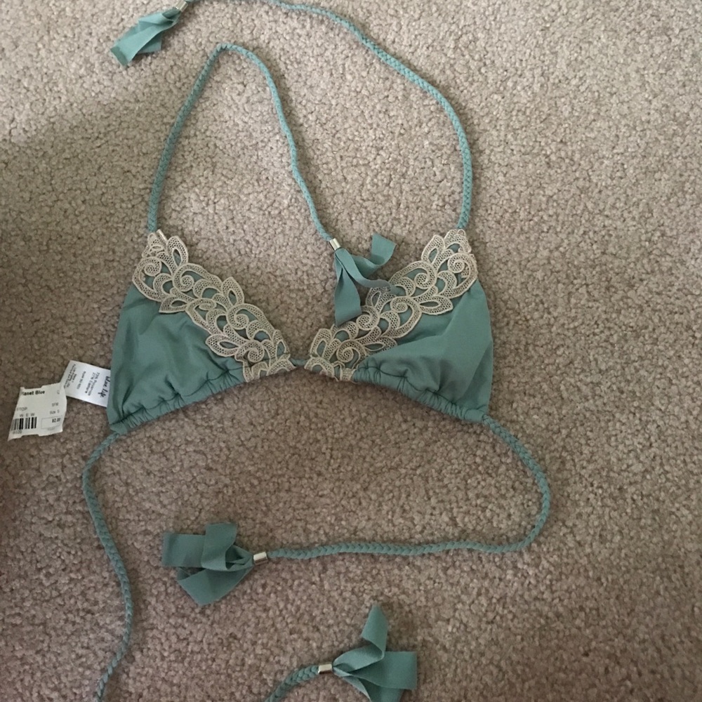 Blue Life Bikini Top