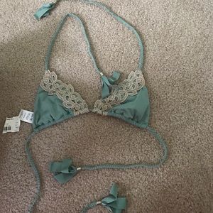 Blue Life Bikini Top