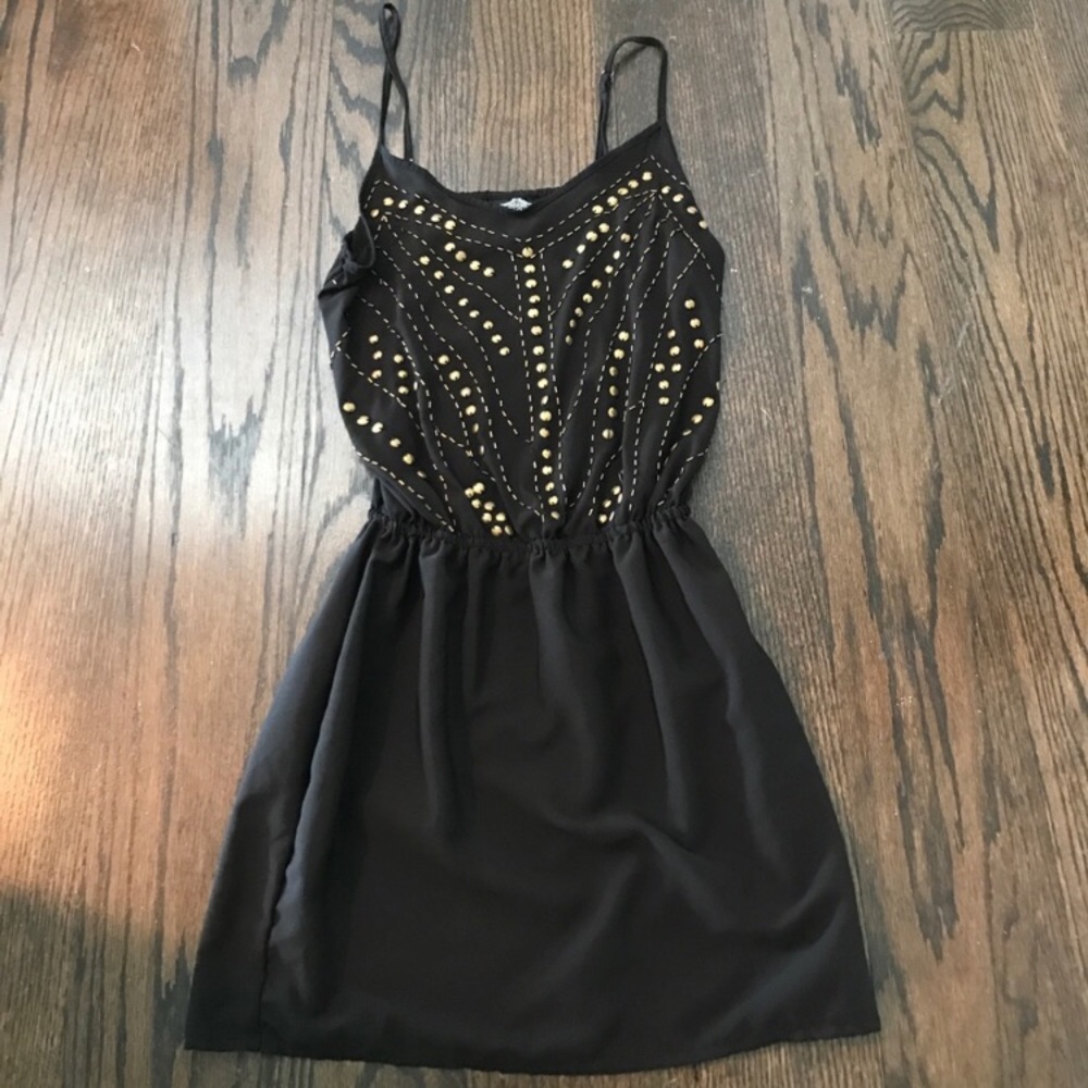 Black beaded dress