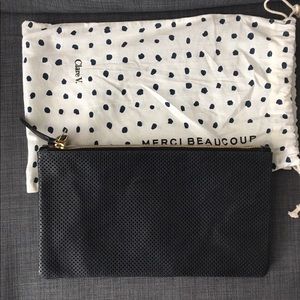 Clare Vivier Rare Double Snap Clutch