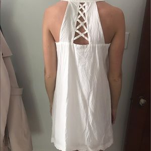 Light white summer dress