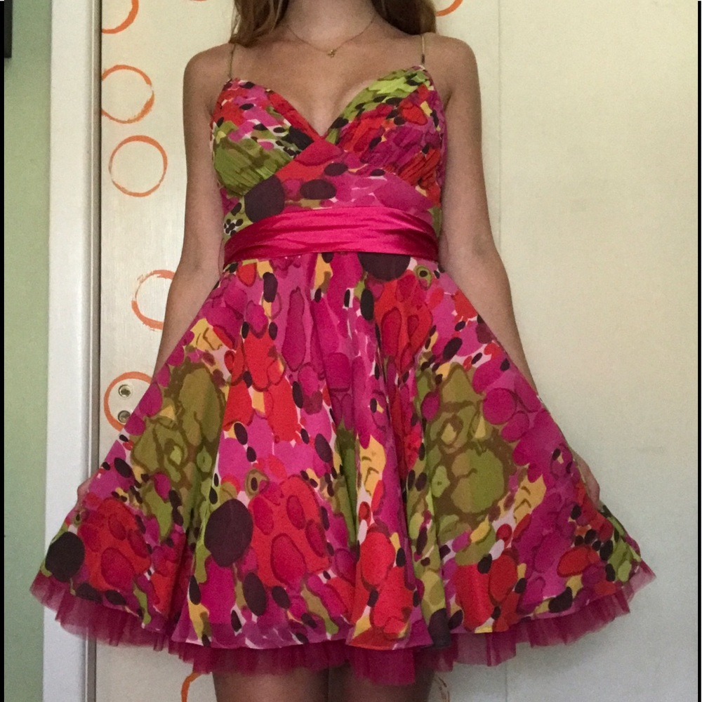 Dave and Johnny Floral Garden Dress