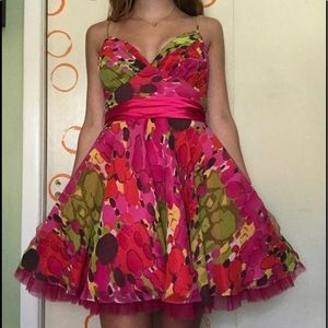 Dave and Johnny Floral Garden Dress