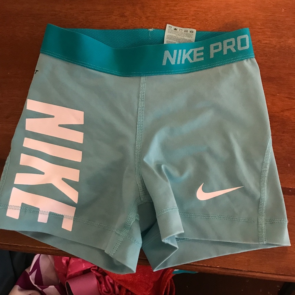 Blue Nike pros