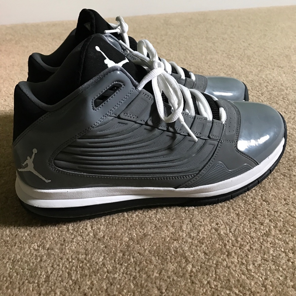 Nike Jordan Big Ups Size 11 cool grey/black-white