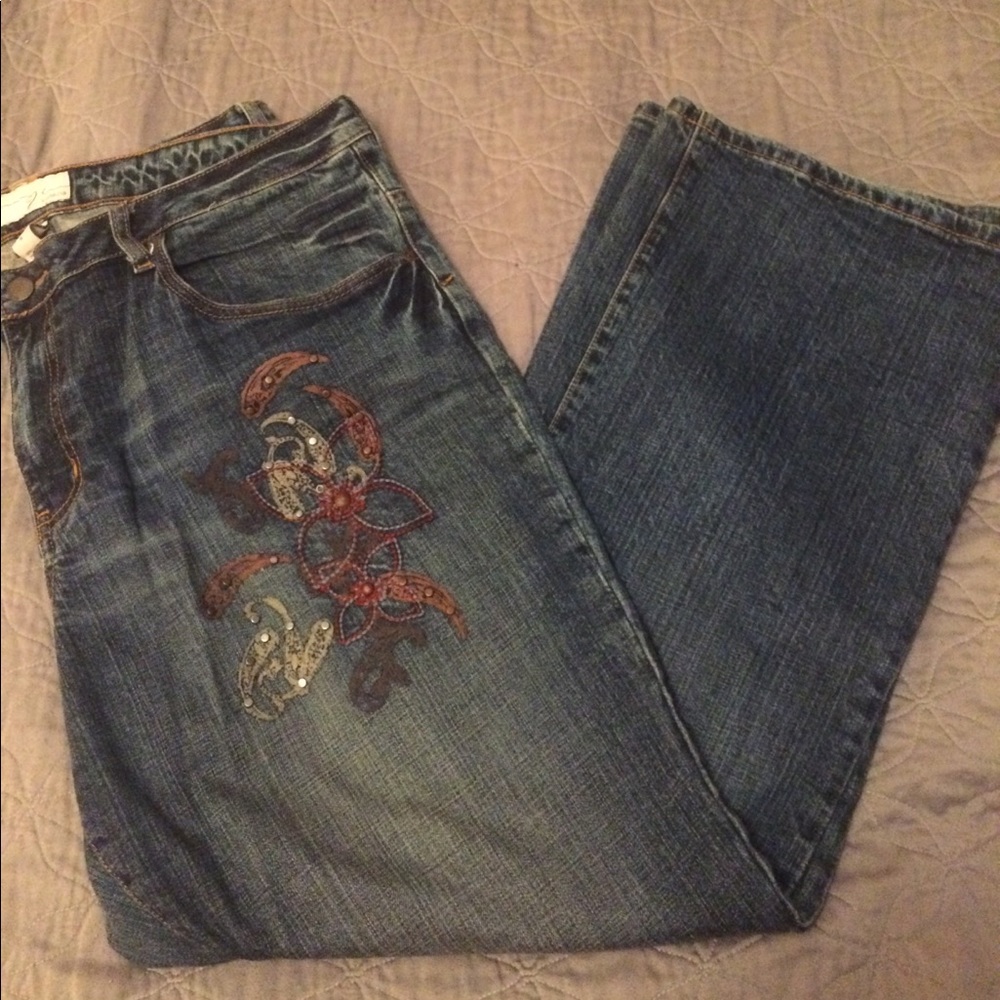 Embellished Jeans