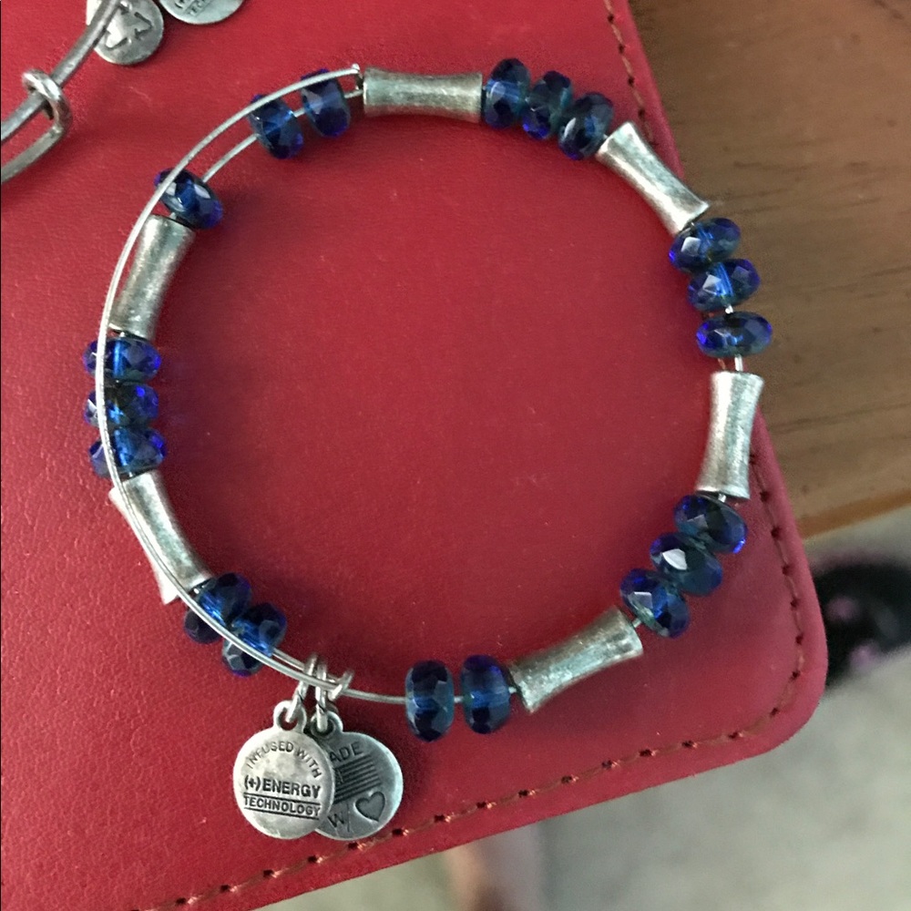 navy blue alex and ani bracelet