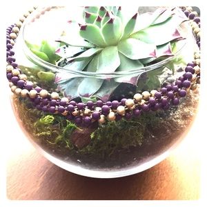 Vintage twist bead necklace