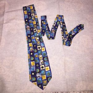 100% Silk Disney Vintage Mickey Mouse Tie 100% Silk Disney Vintage Mickey Mouse Tie