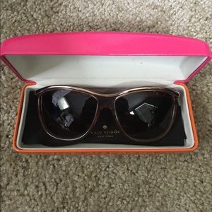 Kate Spade Rose Gold Domina Sunglasses