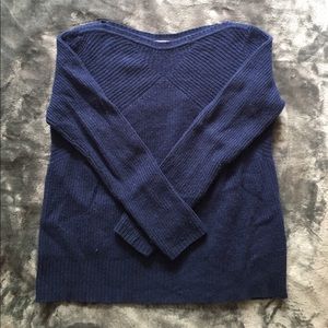 Madewell Blue Merino Wool Sweater