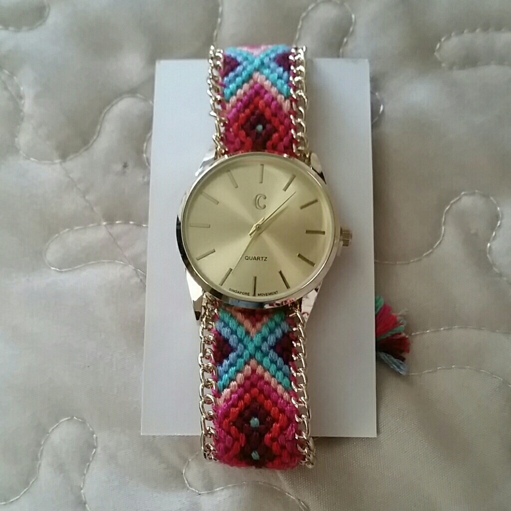 Gold Face Watch