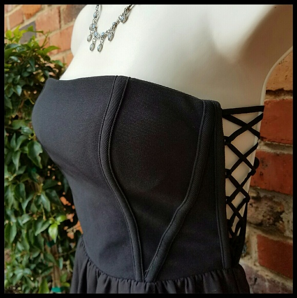 Hailey Logan by Adrianna Papell  Strapless Dress - Picture 2 of 6