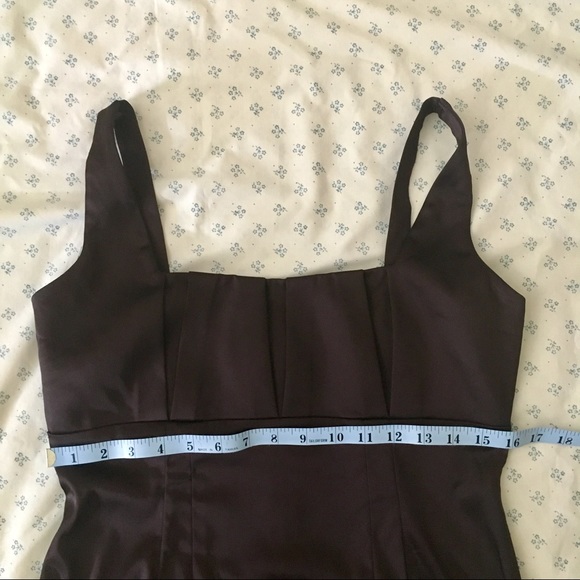 Calvin Klein Satin Sheath Cocktail Party Dress, 8 - Picture 7 of 8