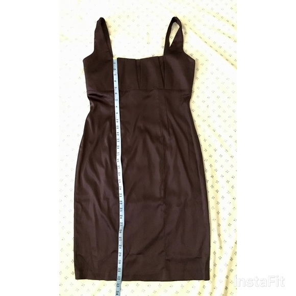 Calvin Klein Satin Sheath Cocktail Party Dress, 8 - Picture 8 of 8