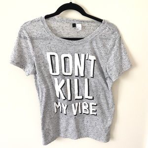 Grey Graphic T Shirt