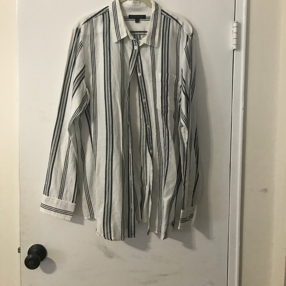 Banana republic linen shirt