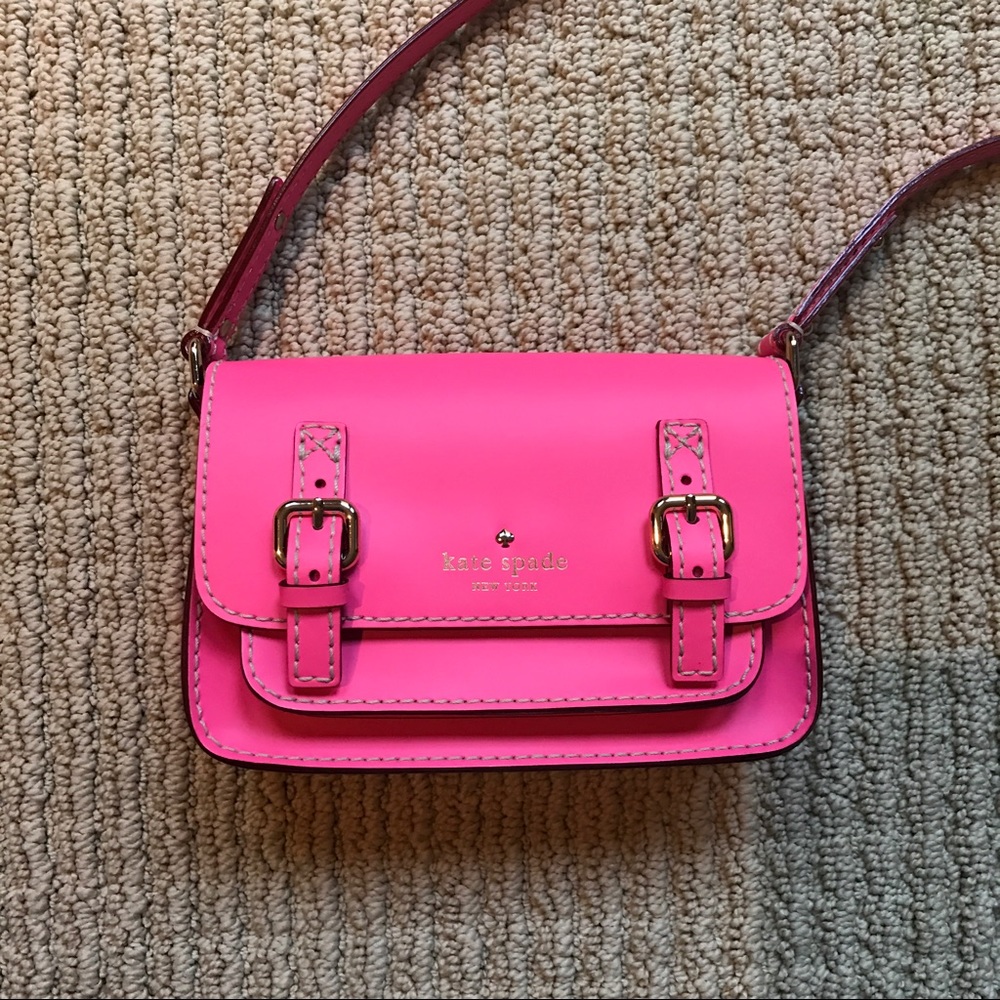 NEW KATE SPADE PINK ESSEX SCOUT CROSSBODY BAG