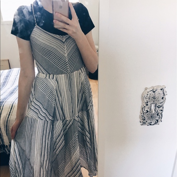 ❕Hi/Lo Midi Racerback Sundress❕ - Picture 1 of 4