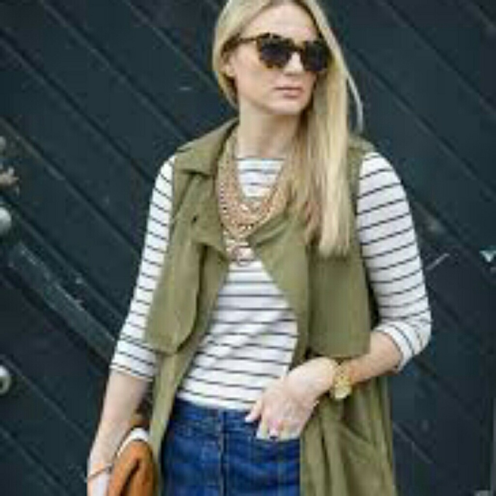 Longline Smoth flyaway vest