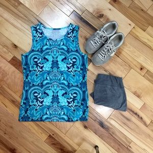 Athleta Turquoise Tank Top size M