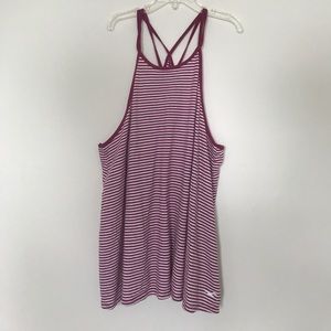 Racerback striped tanktop