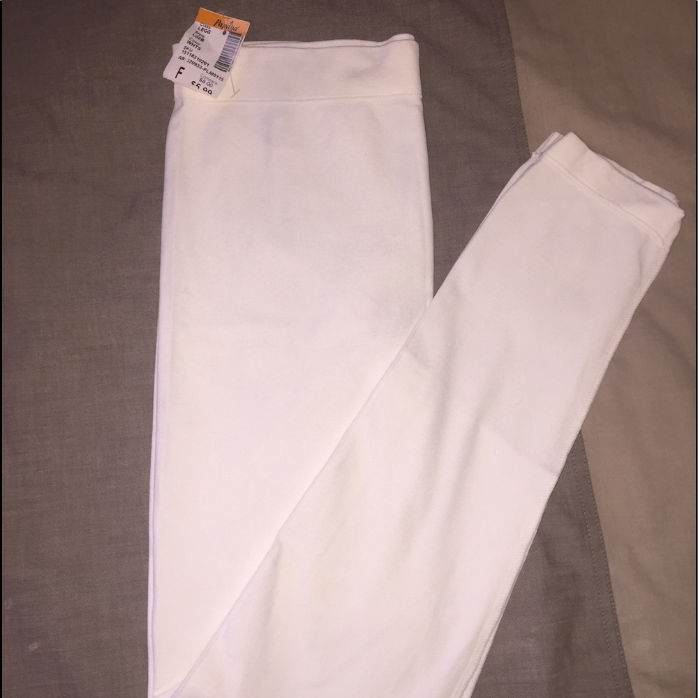 Papaya White Leggings