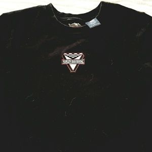 Authentic Harley Davidson Tshirt Black Short Sleev