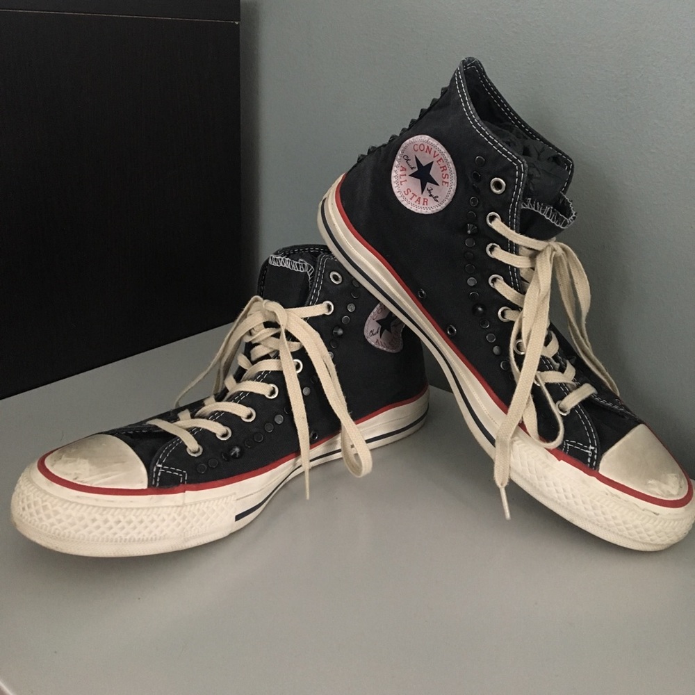 Chuck Taylor Converse All Star Black Stud HiTop