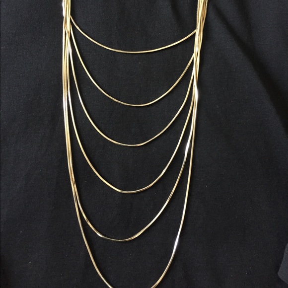 Gold accent necklace - Picture 2 of 5