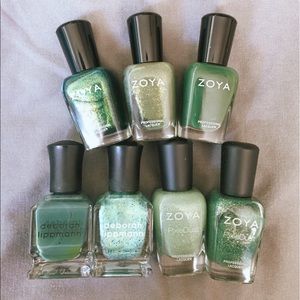 26 Zoya, DL nail polishes