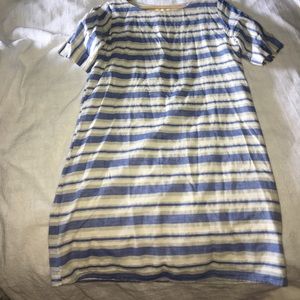 Jackie color block boutique dress blue