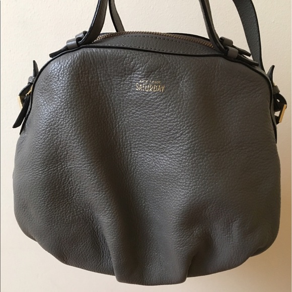 Kate Spade Saturday Bowling Bag Satchel-Gray - Picture 3 of 5