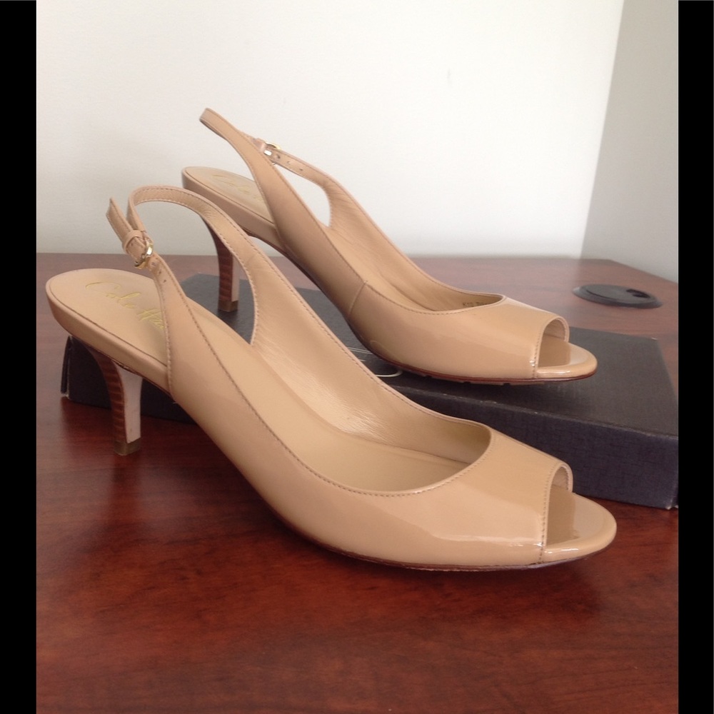 ✨✨ SOLD! ✨✨ Cole Haan Women's Open Toe sling heel