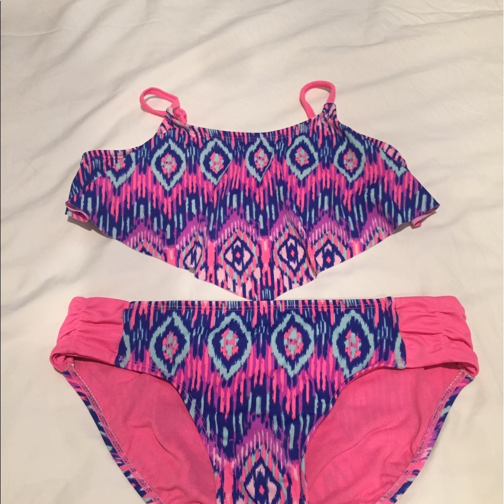 two-piece, Justice bikini swimsuit